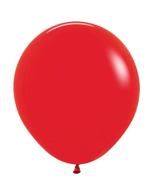 Ballonnen Red 45cm 25st van Sempertex koop je bij Partywinkel