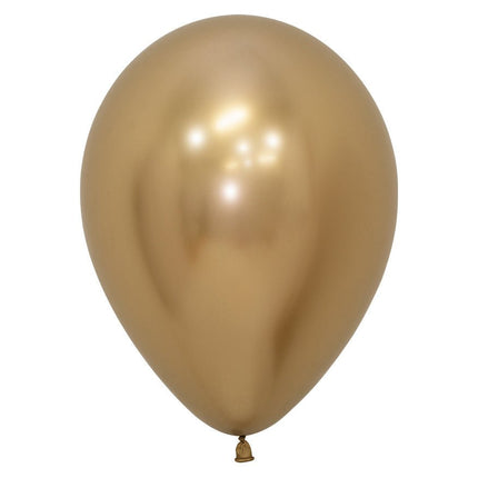 Ballonnen Reflex Gold 23cm 80st van Sempertex koop je bij Partywinkel