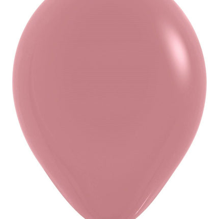Ballonnen Rosewood 30cm 12st van Sempertex koop je bij Partywinkel