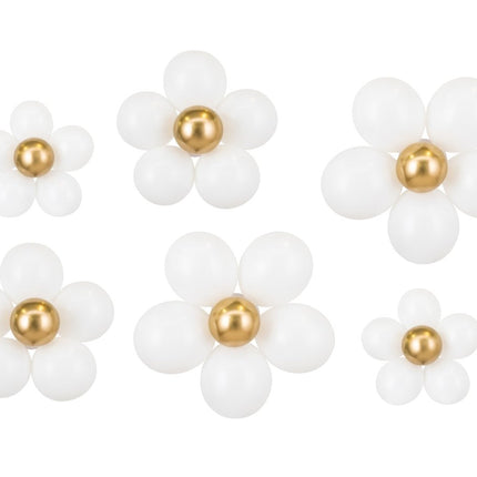 Ballonnen Set Bloemen 6st van Partydeco koop je bij Partywinkel
