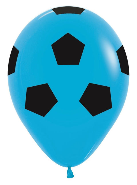 Ballonnen Soccerball Mix 30cm 25st van Sempertex koop je bij Partywinkel
