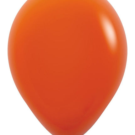 Ballonnen Sunset Orange 30cm 12st van Sempertex koop je bij Partywinkel