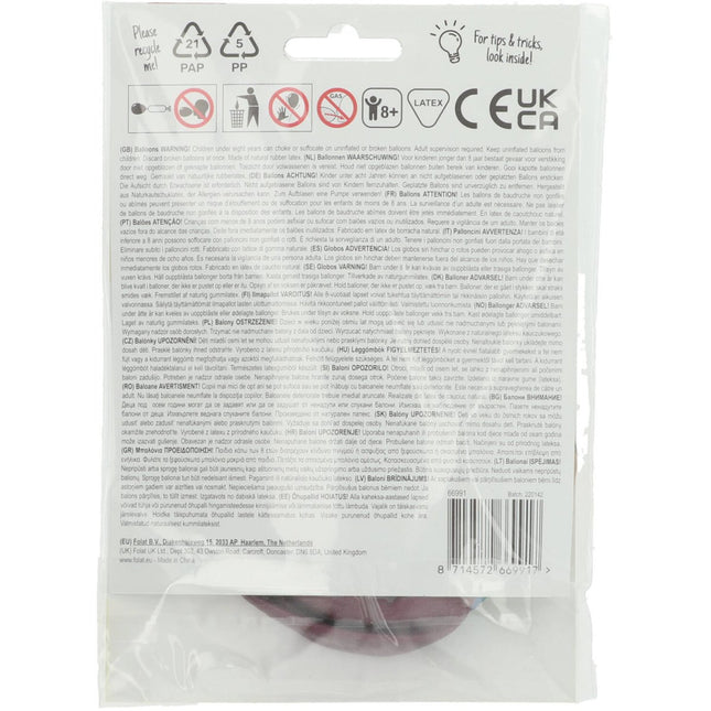 Ballonnen Welkom Sint En Piet 6st van Folat koop je bij Partywinkel