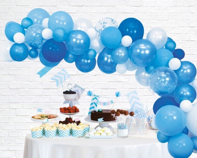 Ballonnenboog Zelf Maken Set Blauw 4m van WeFiesta koop je bij Partywinkel