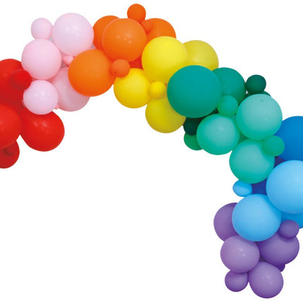 Ballonnenboog Zelf Maken Set Regenboog 4m van WeFiesta koop je bij Partywinkel