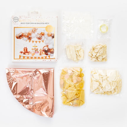Ballonnenboog Zelf Maken Set Rose Goud 4m van WeFiesta koop je bij Partywinkel