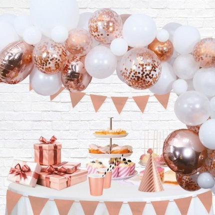 Ballonnenboog Zelf Maken Set Rose Goud 4m van WeFiesta koop je bij Partywinkel