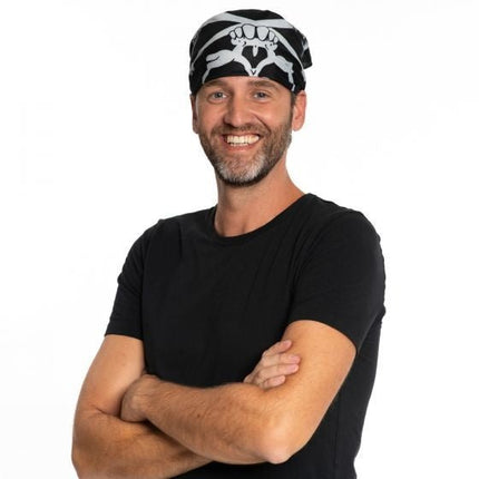 Bandana Schedel 55cm van Partychimp koop je bij Partywinkel