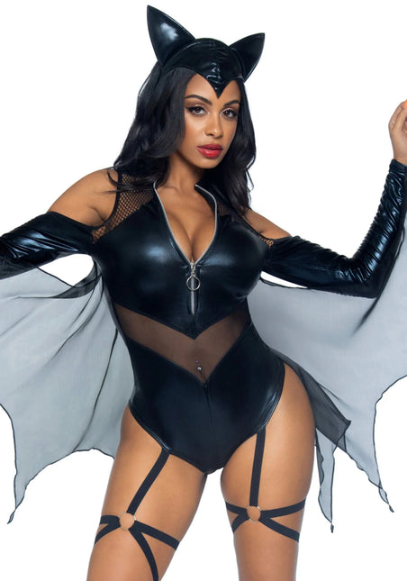 Batgirl Kostuum Dames Bodysuit Leg Avenue van Leg Avenue koop je bij Partywinkel