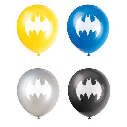 Batman Ballonnen 30cm 8st van Unique koop je bij Partywinkel