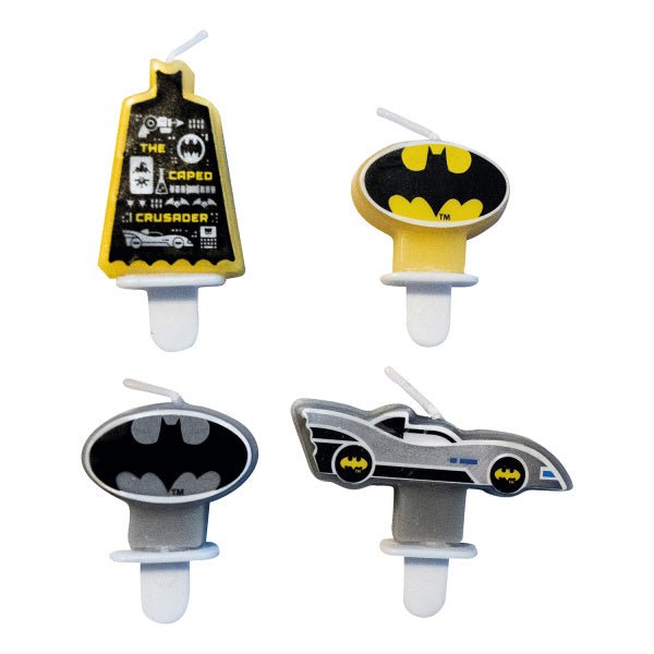 Batman Kaarsen 4st van Riethmueller koop je bij Partywinkel
