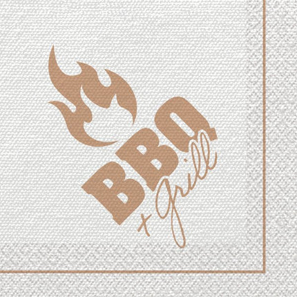 Bbq & Grill Servetten 33cm 16st van Riethmueller koop je bij Partywinkel