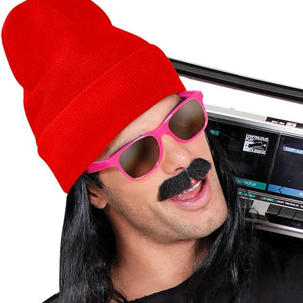 Beanie Rood van Widmann koop je bij Partywinkel