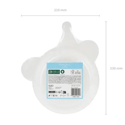 Beer Borden 21cm 6st van Partydeco koop je bij Partywinkel