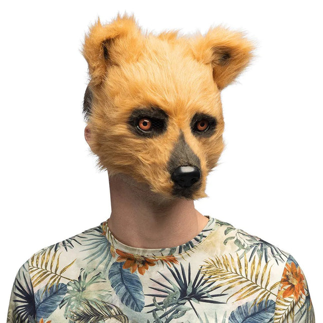 Beer Masker Bruin Pluche van Boland koop je bij Partywinkel