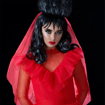 Beetlejuice Lydia Pruik van Smiffys koop je bij Partywinkel