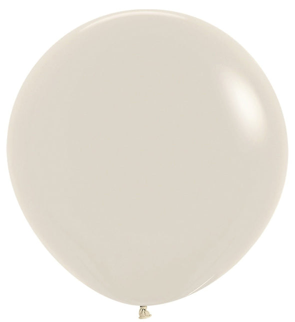 Beige Ballonnen 91cm 10st van Sempertex koop je bij Partywinkel