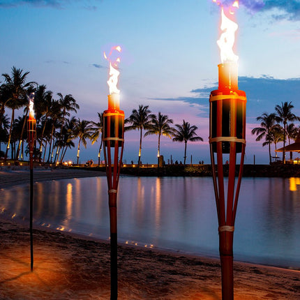 Beige Fakkel 90cm van Fiestas Guirca koop je bij Partywinkel