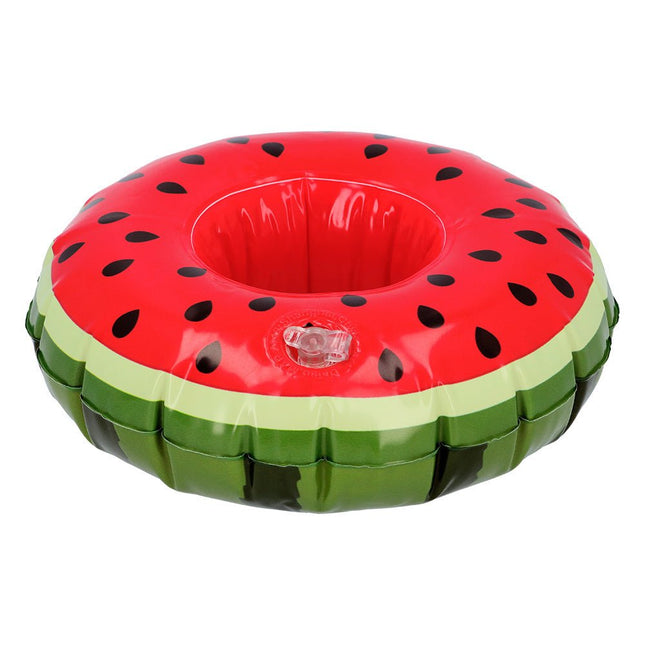 Bekerhouder Watermeloen Opblaasbaar 20cm van Boland koop je bij Partywinkel