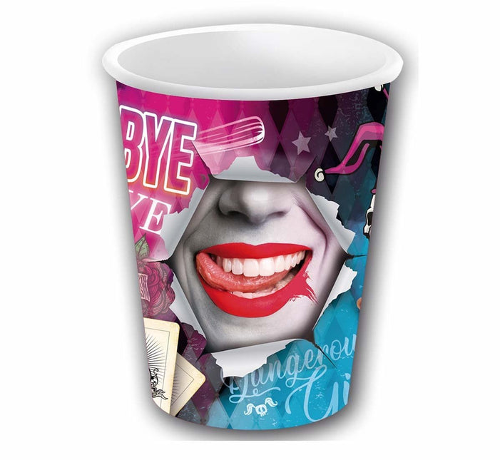 Bekers Suicide Squad 240ml 6st van Fiestas Guirca koop je bij Partywinkel