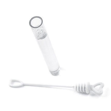 Bellenblaas Hart Wit 48st van Partydeco koop je bij Partywinkel