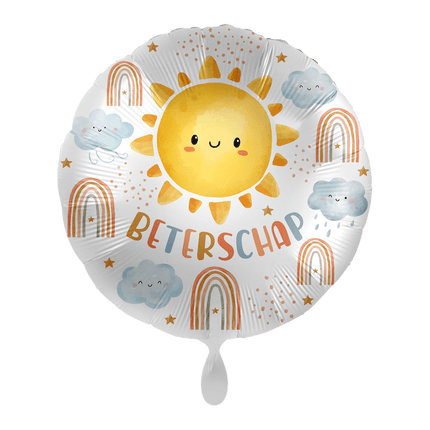 Beterschap Helium Ballon Gekleurd Leeg 43cm van Premioloon koop je bij Partywinkel