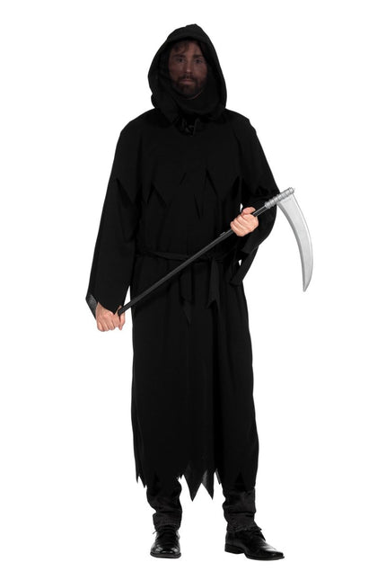 Magere Hein Kostuum Zwart Heren 2 delig van Wilbers & Wilbers koop je bij Partywinkel