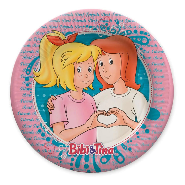 Bibi En Tina Borden 23cm 8st van VDV Benefit koop je bij Partywinkel
