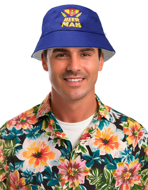 Bier Hoed Blauw van Fiestas Guirca koop je bij Partywinkel