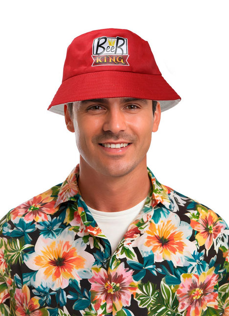 Bier Hoed Rood van Fiestas Guirca koop je bij Partywinkel