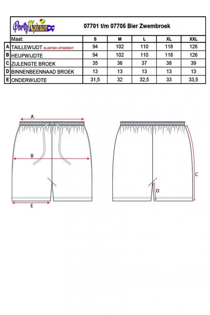 Bier Zwembroek van PartyXplosion koop je bij Partywinkel