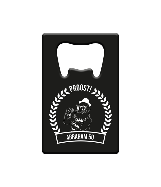 Bieropener 50 Jaar Abraham van Paper Dreams koop je bij Partywinkel