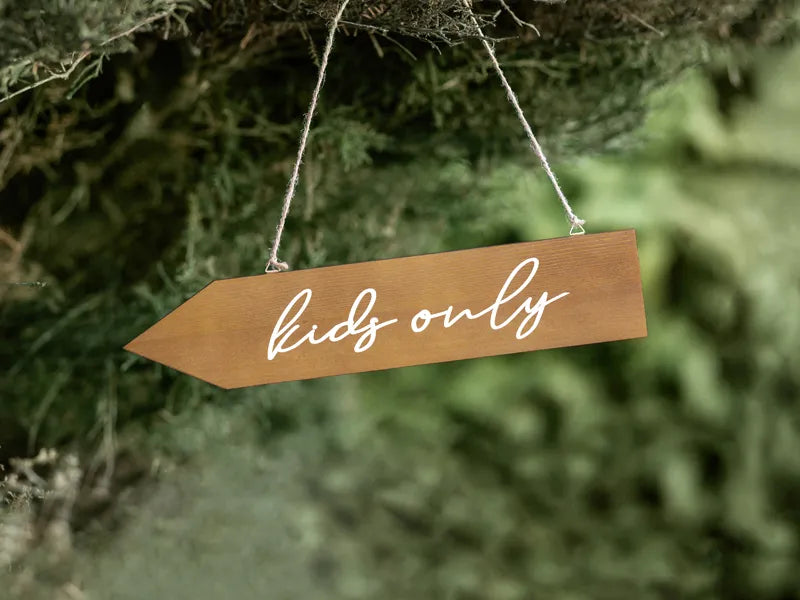 Hangbord Kids Only 36cm