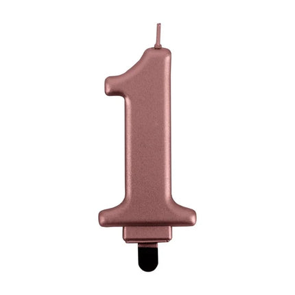 1 Jaar Kaars Rose Goud