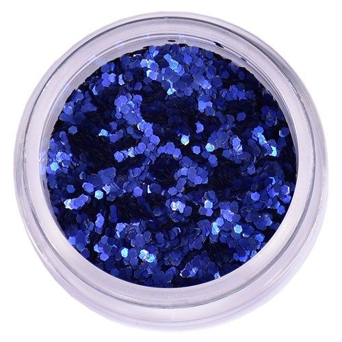 Bio cosmetic glitter blauw L031 (5ml)