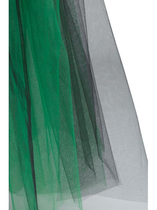 Tule Rok Dames Zwart Groen