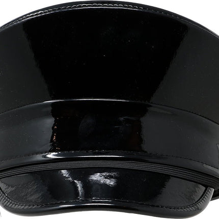 Black pvc cap hq van Fiestas Guirca koop je bij Partywinkel