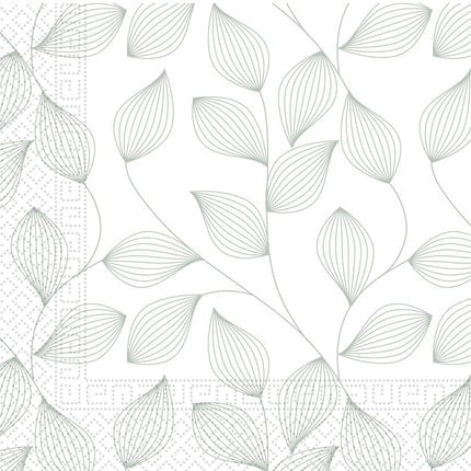 Bladeren Servetten 33cm 20st van Procos koop je bij Partywinkel