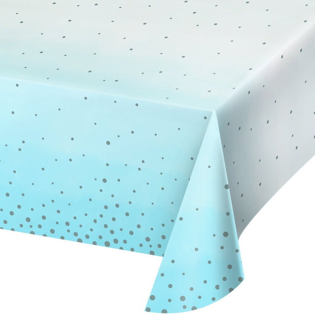 Blauw Tafelkleed Ombre 2,59m van Creative Converting koop je bij Partywinkel