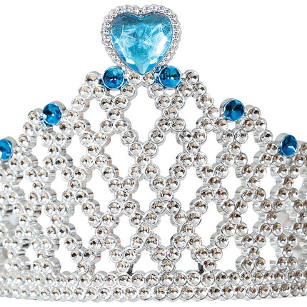 Blauw Zilveren Tiara Kind van Fiestas Guirca koop je bij Partywinkel