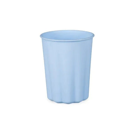 Blauwe Bekers Plastic 220ml 4st van Partydeco koop je bij Partywinkel