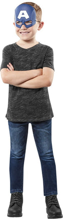 Blauwe Captain America Masker van Rubies koop je bij Partywinkel