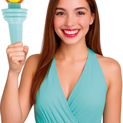 Blauwe Fakkel 30cm van Fiestas Guirca koop je bij Partywinkel