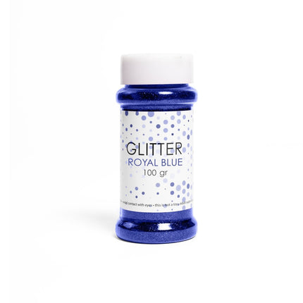 Blauwe Glitters 100gr van WeFiesta koop je bij Partywinkel