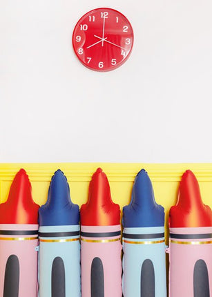 Blauwe Helium Ballon Potlood Leeg 1,04m van Partydeco koop je bij Partywinkel