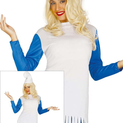 Blauwe Kabouter Kostuum Dames van Fiestas Guirca koop je bij Partywinkel