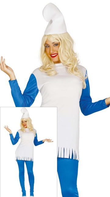 Blauwe Kabouter Kostuum Dames van Fiestas Guirca koop je bij Partywinkel