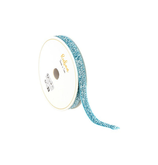 Blauwe Lint Glitter 10Mm 3m van CHAKS koop je bij Partywinkel