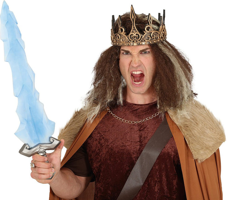 Blauwe Nep Zwaard Ijs 60cm van Fiestas Guirca koop je bij Partywinkel