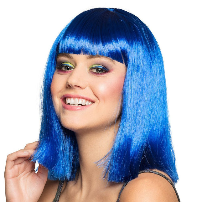 Blauwe Pruik Dance van Boland koop je bij Partywinkel